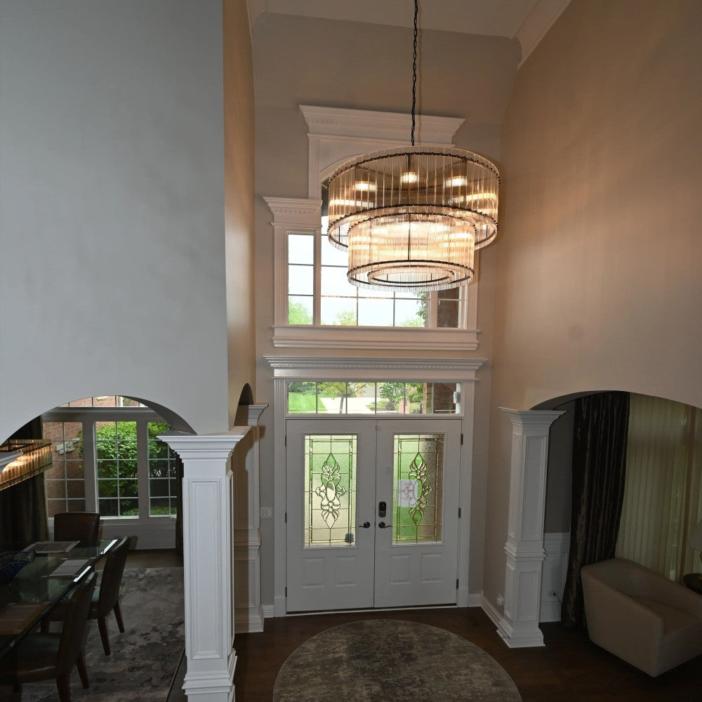 San Marco Two-Tier Round Chandelier 48"