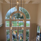 Rain Round Modern Chandelier Light 18"/36"/47"/60"