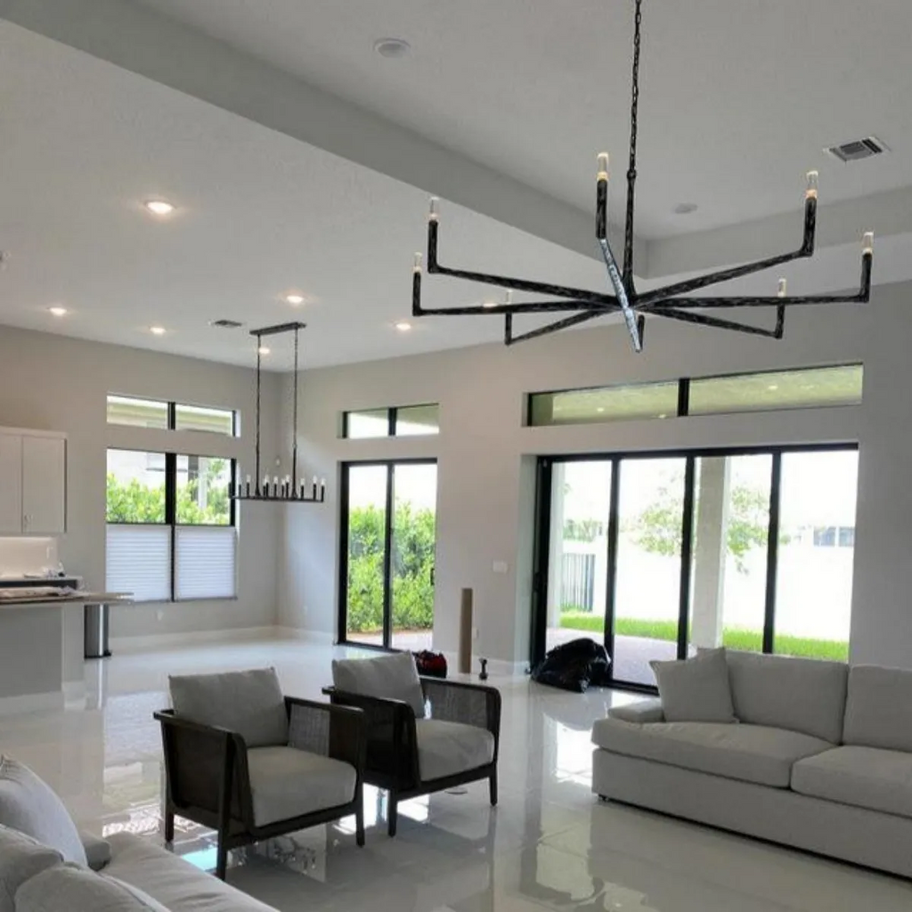 Thaddeus Round Chandelier 72"