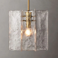 Lattice Glass Pendant Light 13"
