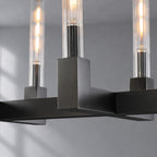Cannele Candlestick Linear Chandelier 55"/67"