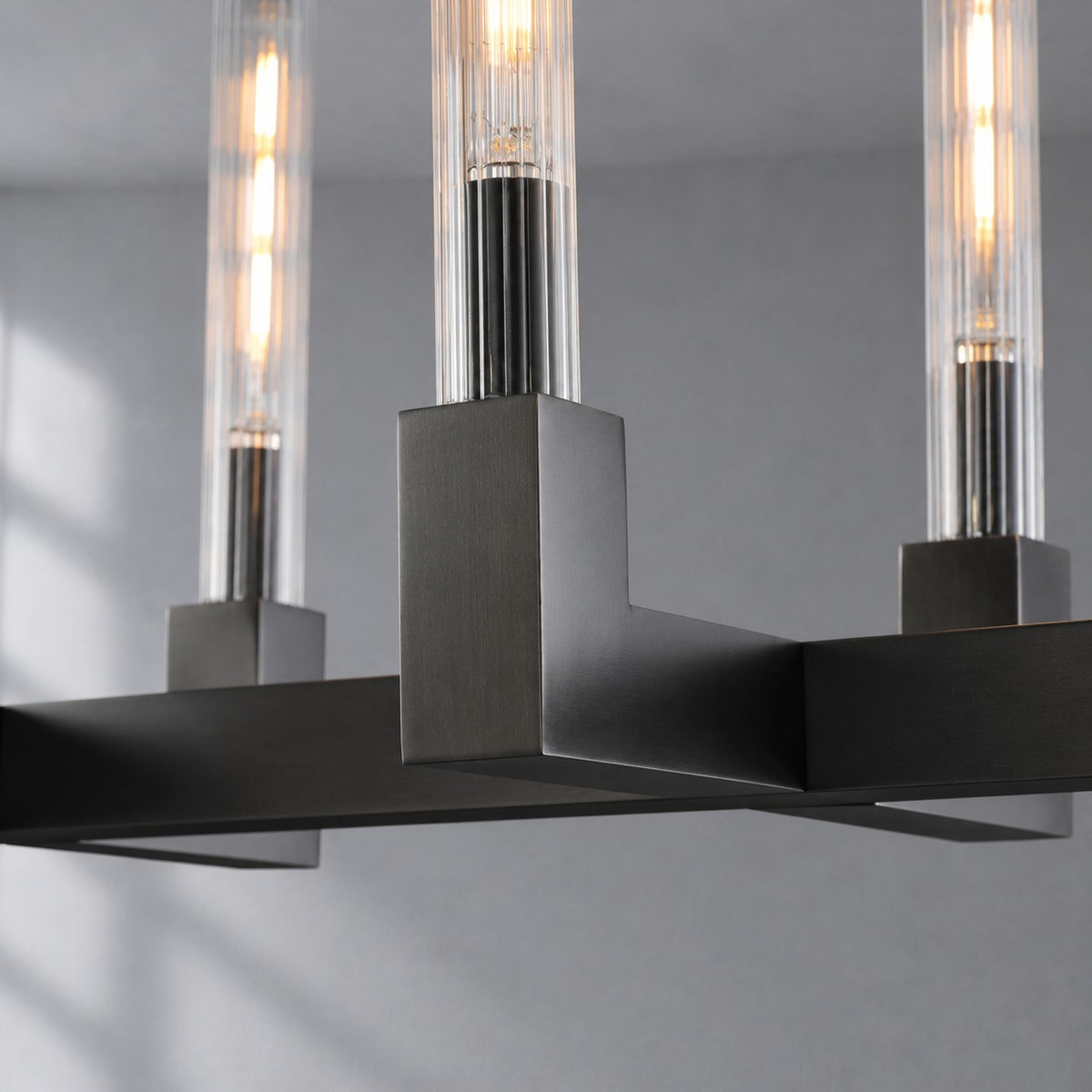 Cannele Candlestick Linear Chandelier 55"/67"