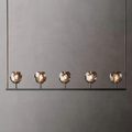 Boule De Cristal Smoke Crystal Linear Chandelier 48"
