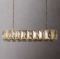 Harlow Crystal Rectangular Chandelier 62"