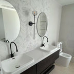 Boule De Cristal Clear/Smoke Double Wall Sconce H9"/28"