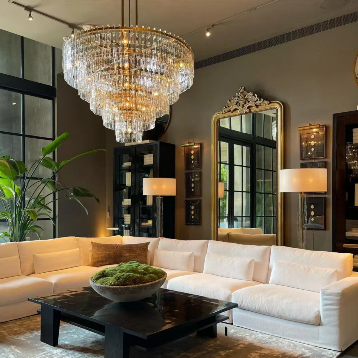 Marignans Tiered Round K9 Crystal Chandelier