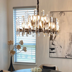 Bonnington Round Crystal Chandelier 24"