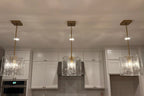 Lattice Glass Pendant Light 13"