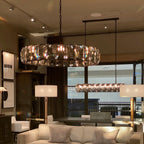 Harlow Crystal Round Chandelier 43"