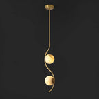 Uva Curved Alabaster Pendant Light