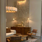 Harlow Calcite Round Chandelier 60"