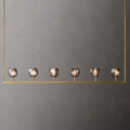 Boule De Cristal Smoke Crystal Linear Chandelier 60"