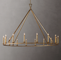 19th C. English Openwork Round Chandelier 50"/60"/72"