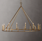 19th C. English Openwork Round Chandelier 50"/60"/72"