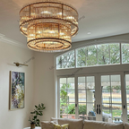 San Marco Two-Tier Round Chandelier 60"