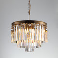 1920s Odeon Crystal Multi-Tier Round Chandelier 20"/32"/44"