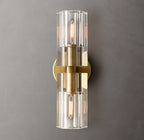 Arcachon Brass Double-Head Wall Sconce