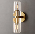 Arcachon Brass Double-Head Wall Sconce