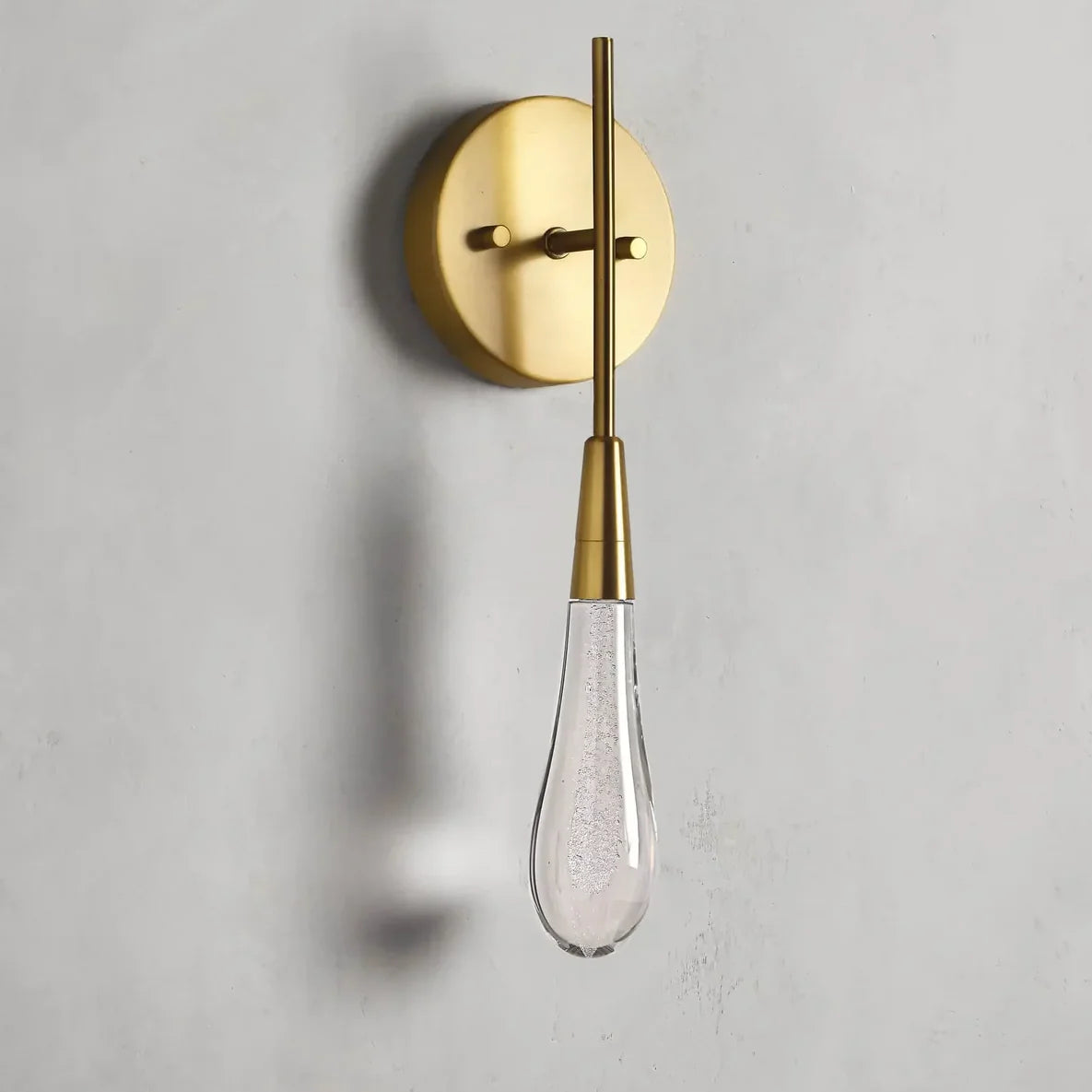 Solitaire Crystal Wall Sconce