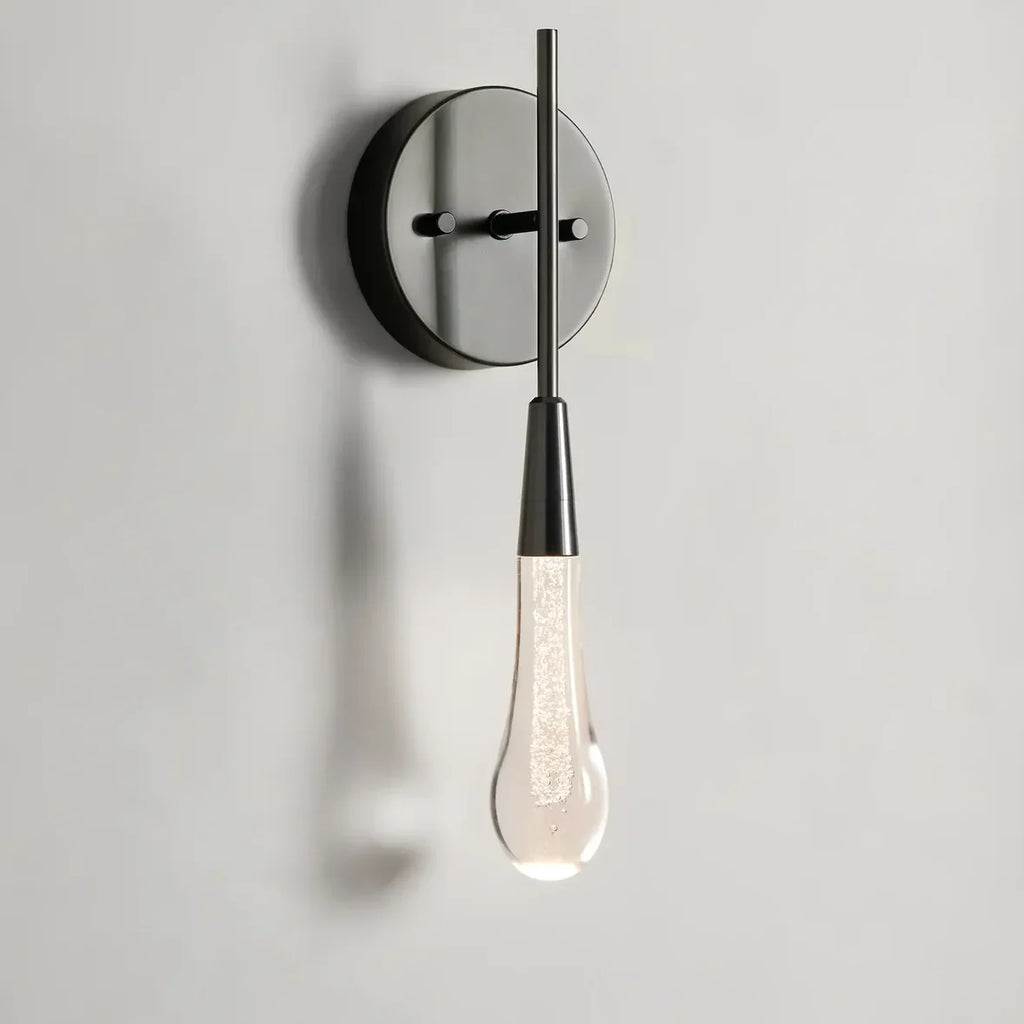 Solitaire Crystal Wall Sconce