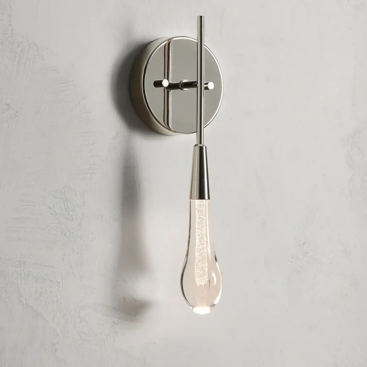 Solitaire Crystal Wall Sconce