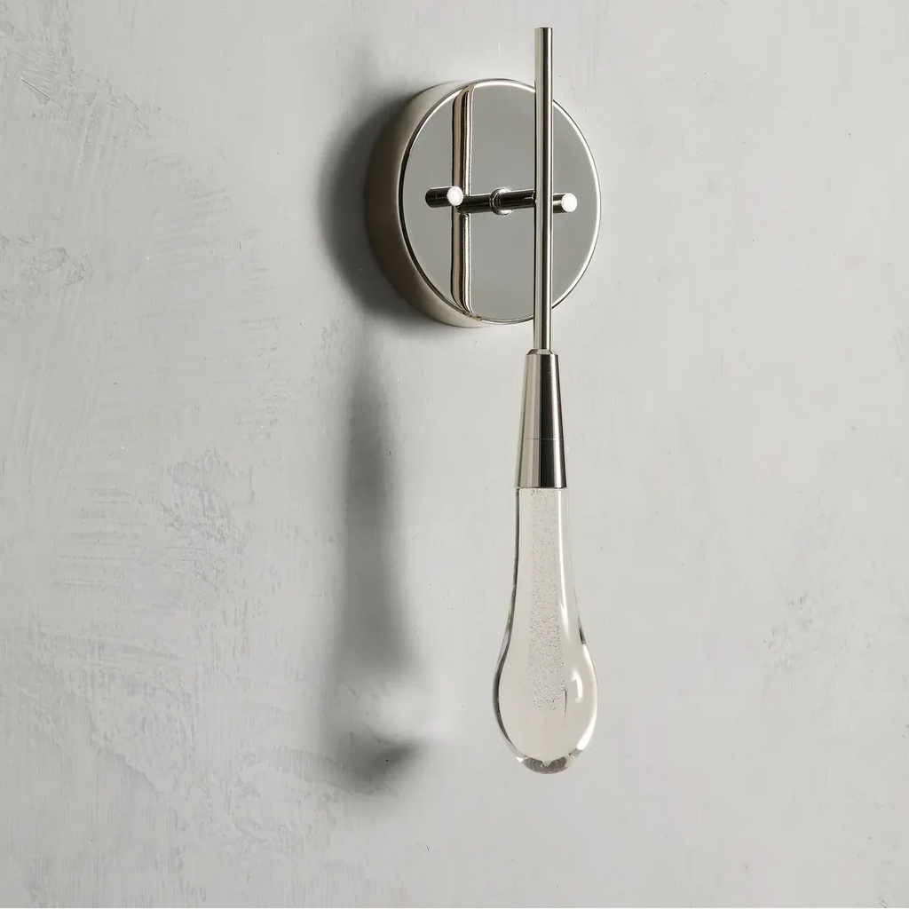 Solitaire Crystal Wall Sconce