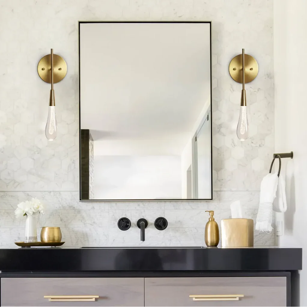 Solitaire Crystal Wall Sconce