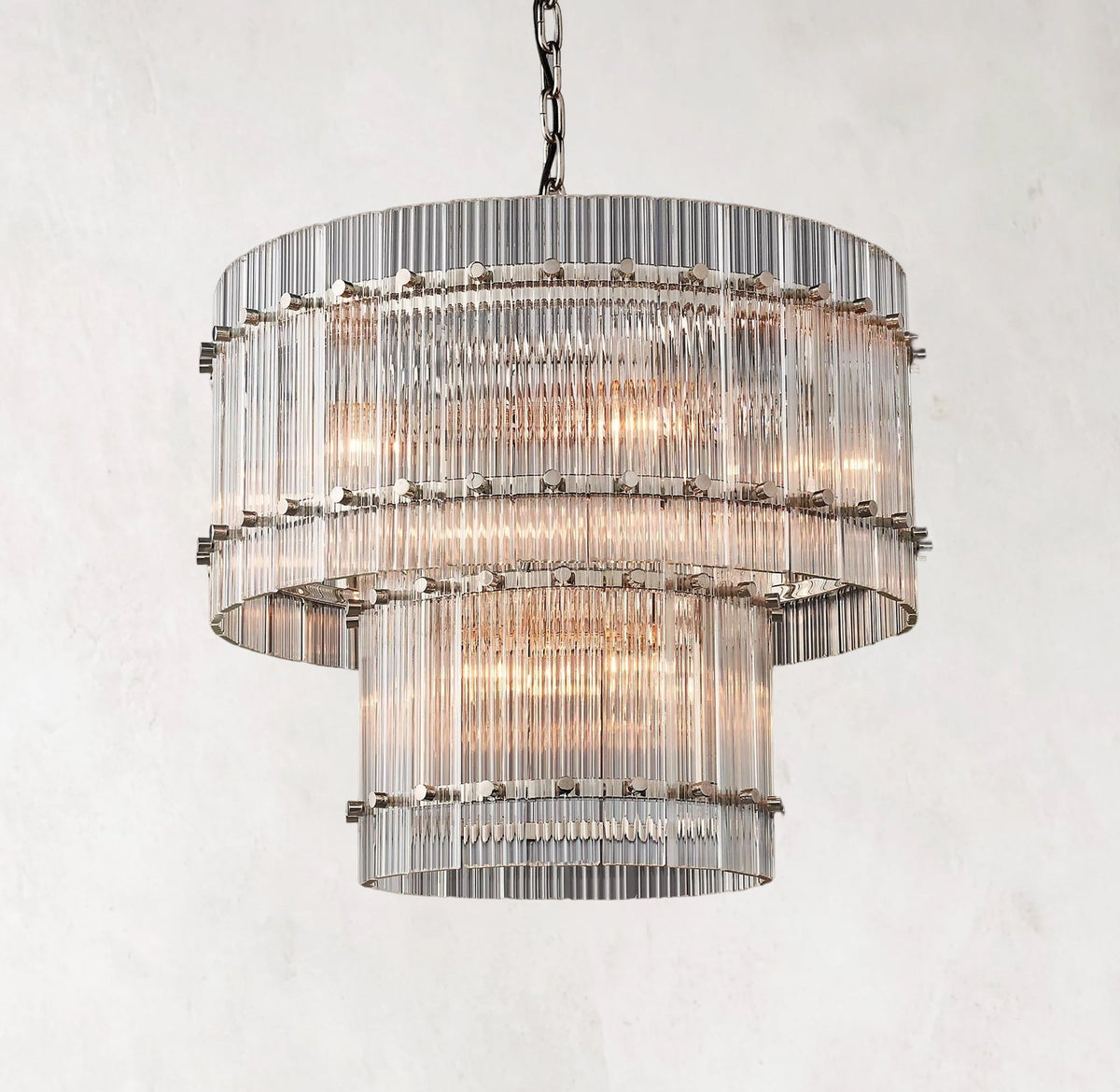 San Marco Two-Tier Round Chandelier 22"