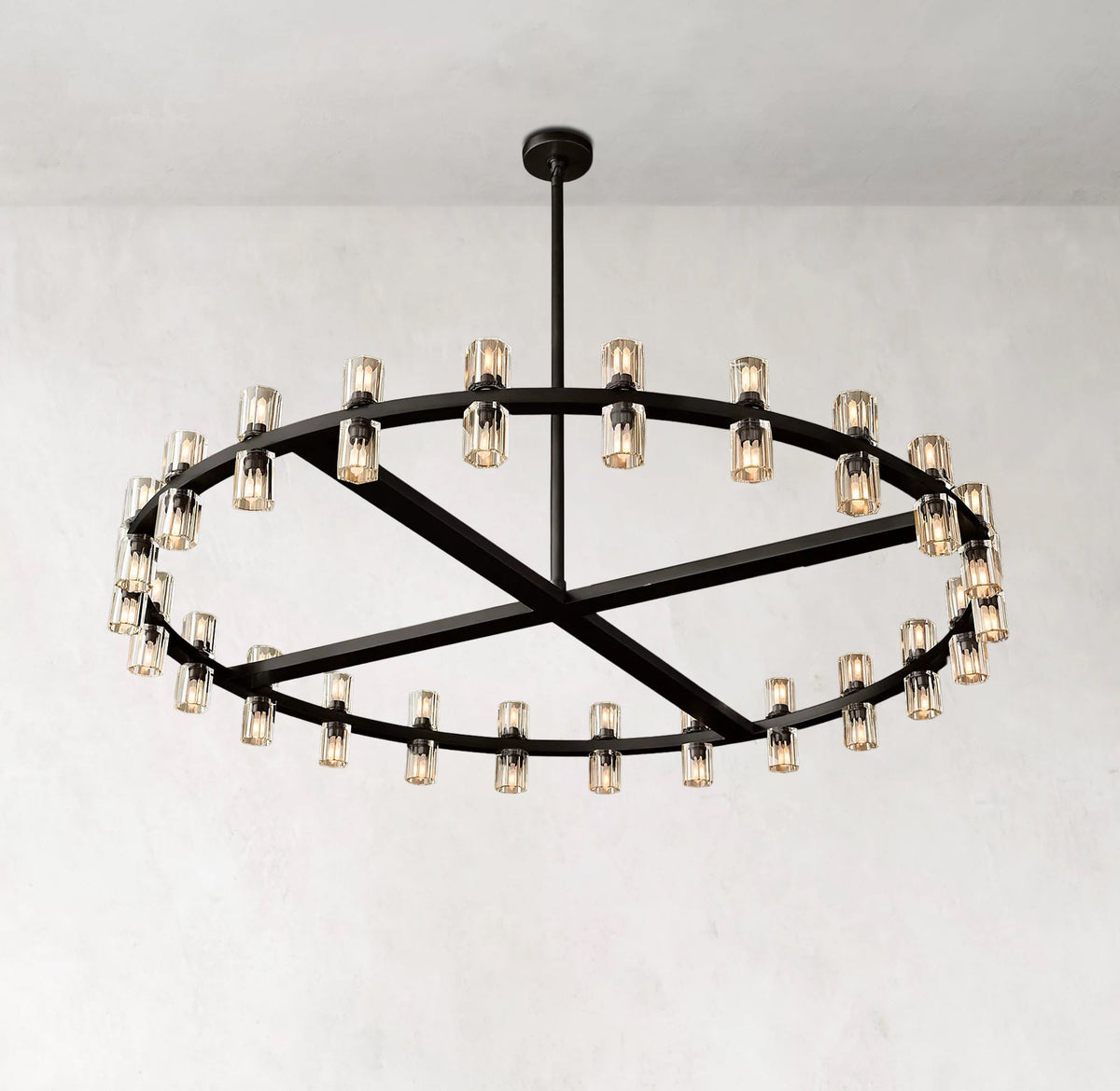 Arcachon LED Round Crystal Chandelier 48"