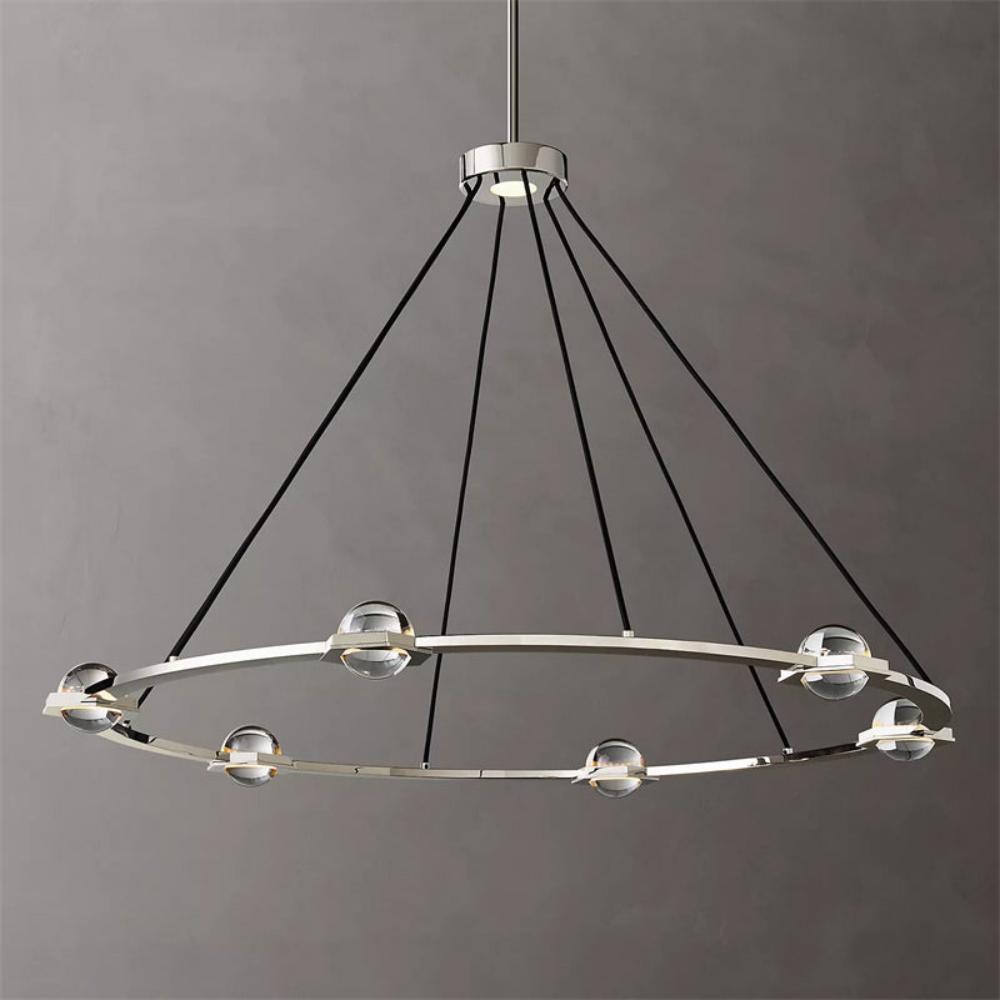 Éclatant Planet Round Chandelier