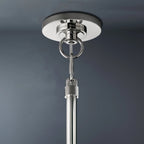 Boule De Cristal Clear/Smoke Round Chandelier 24"