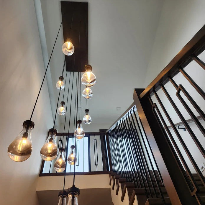Rain Linear Modern Dining Room Chandelier Light 72"