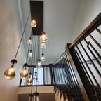 Rain Linear Modern Dining Room Chandelier Light 72"