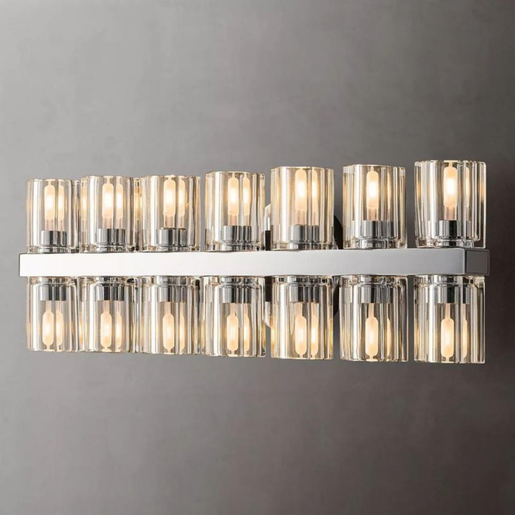 Arcachon 14-Light K9 Crystal Wall Sconce