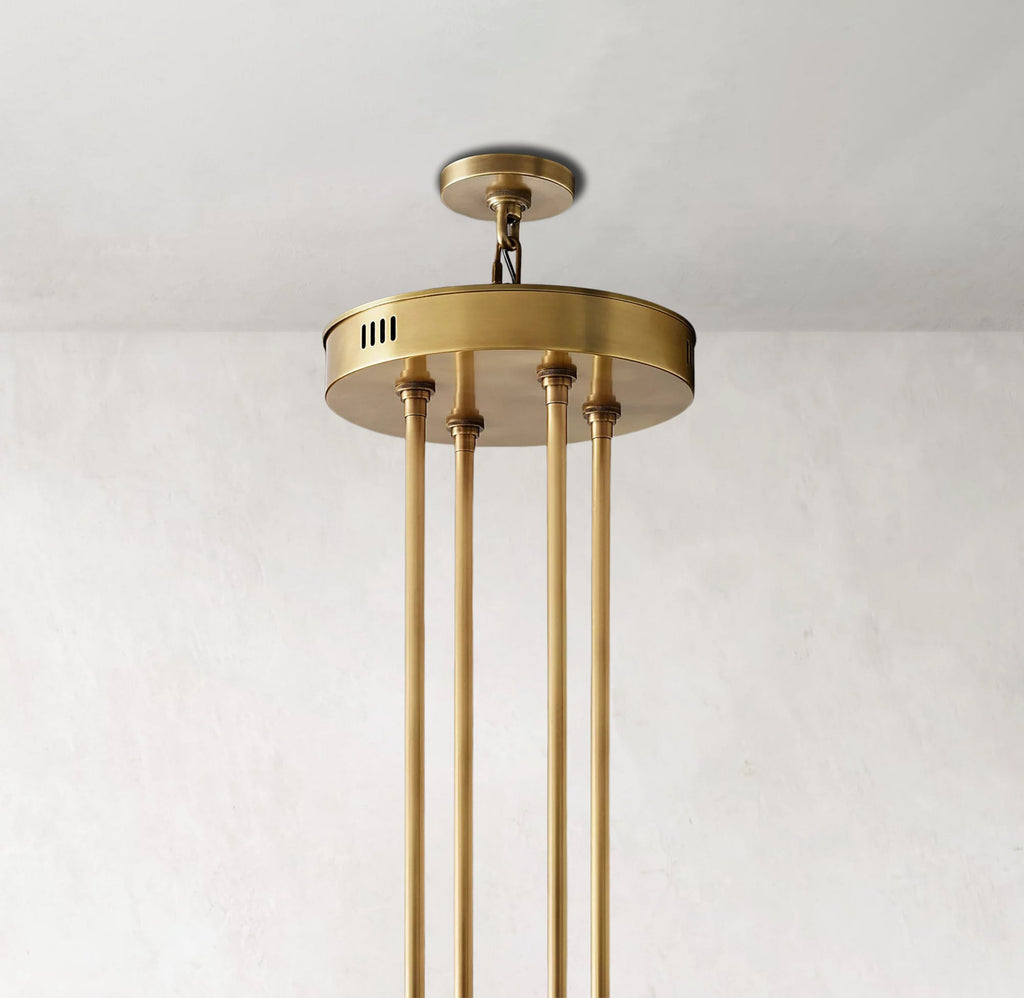 Arcachon LED Two-Tier Crystal Chandelier 60"