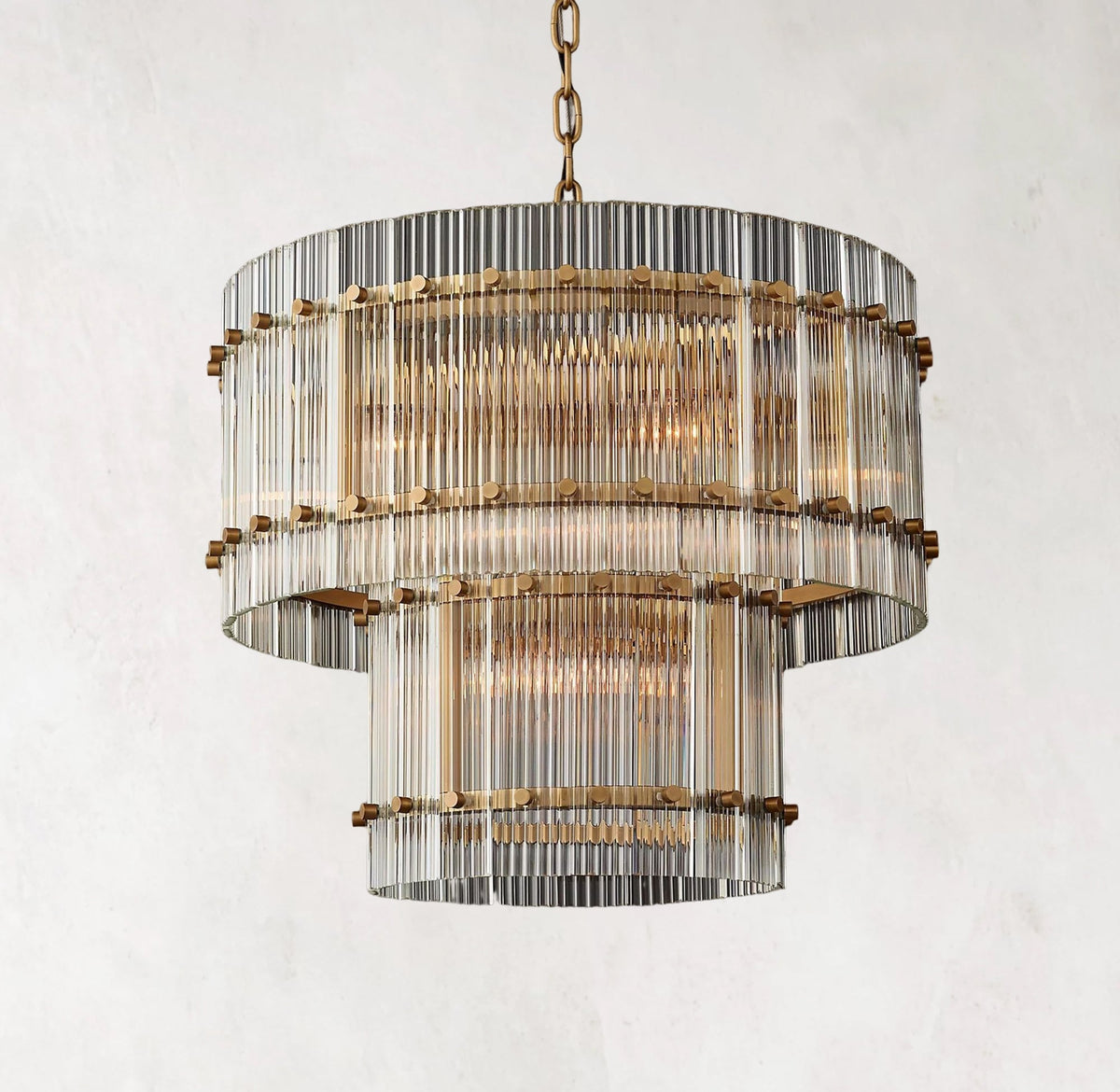San Marco Two-Tier Round Chandelier 22"