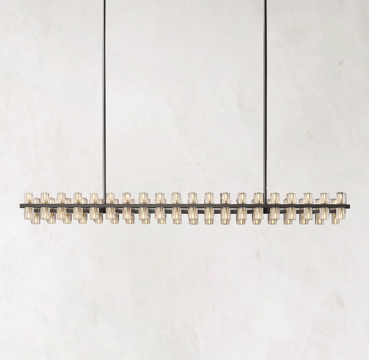Arcachon LED Linear Crystal Chandelier 72"