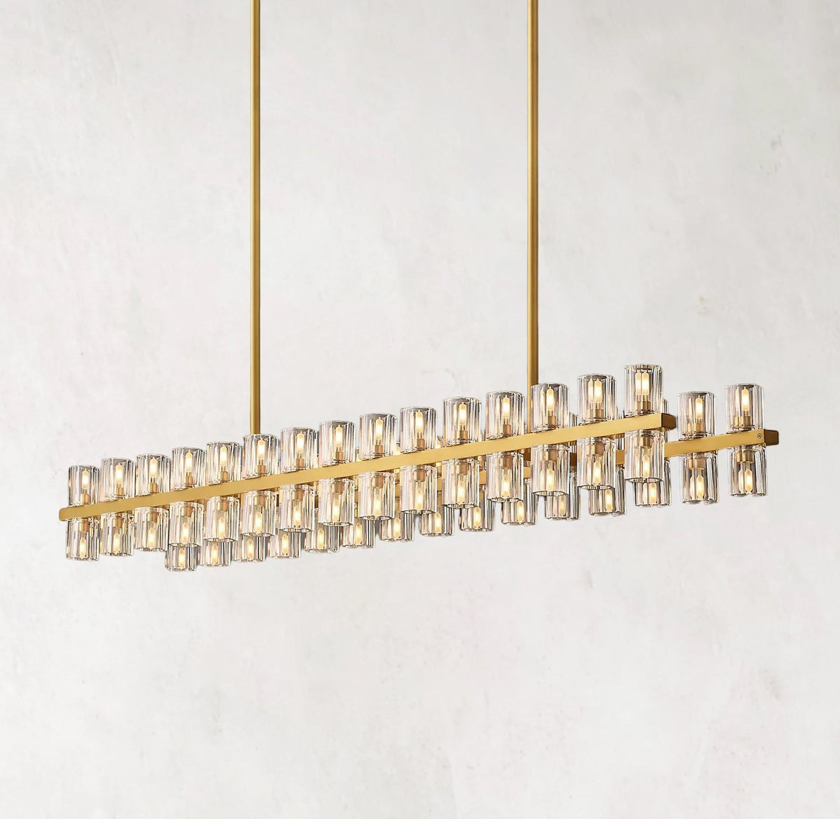 Arcachon LED Linear Crystal Chandelier 54"