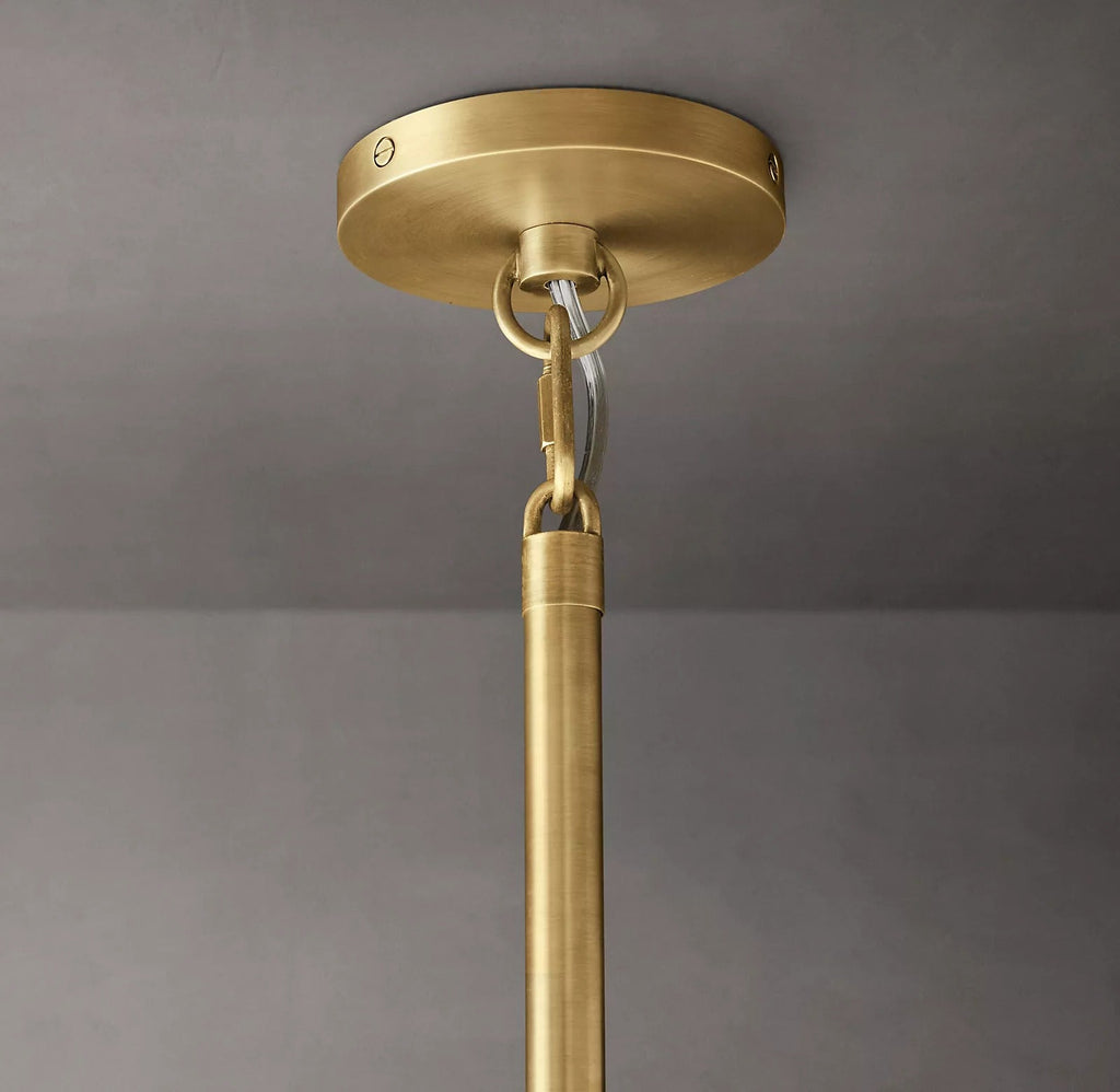 Boule De Cristal Clear/Smoke Round Chandelier 48"