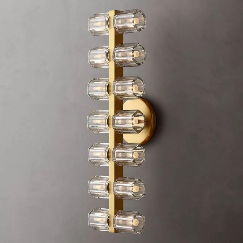 Arcachon 14-Light K9 Crystal Wall Sconce