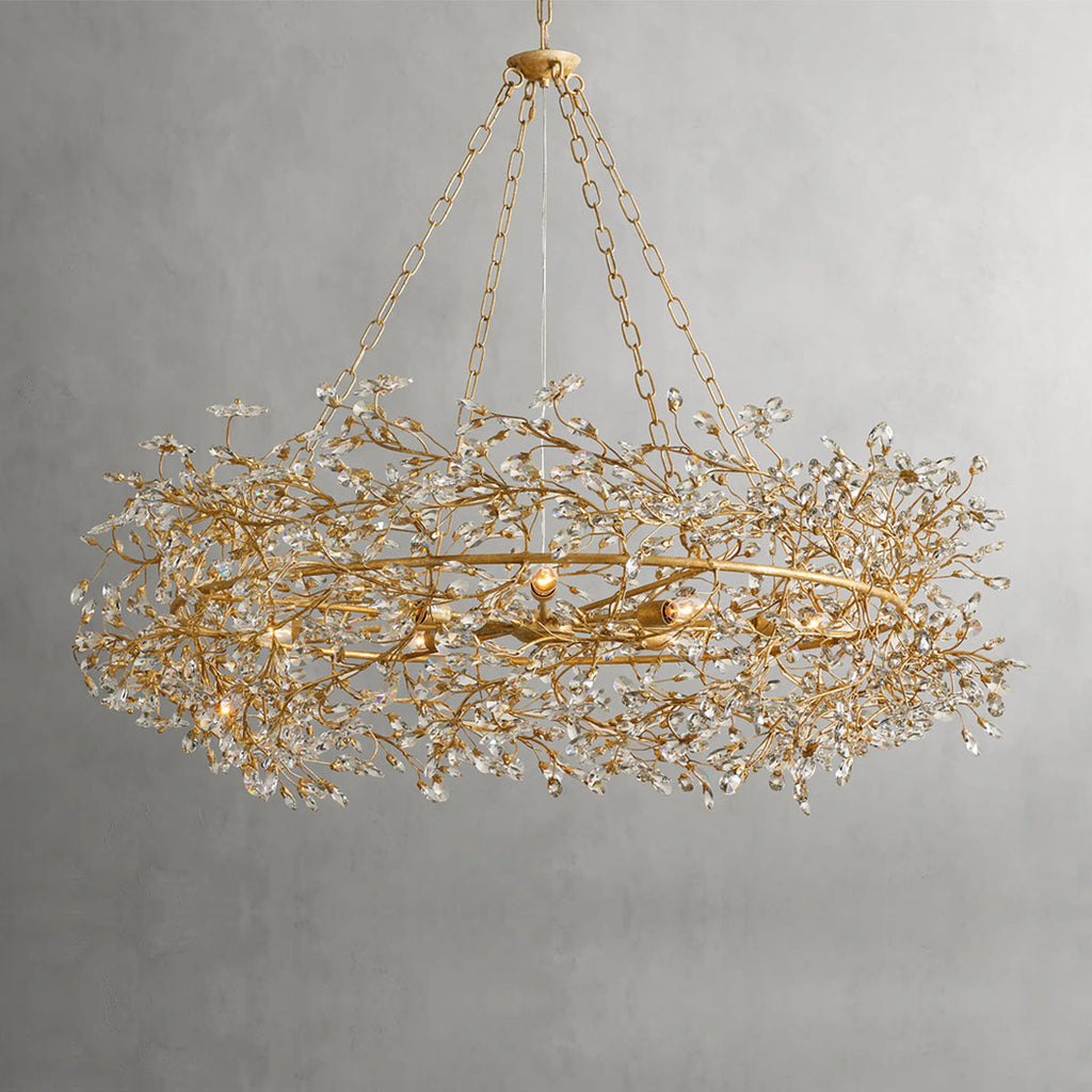 Fiore Crown Chandelier39" 48" 60"