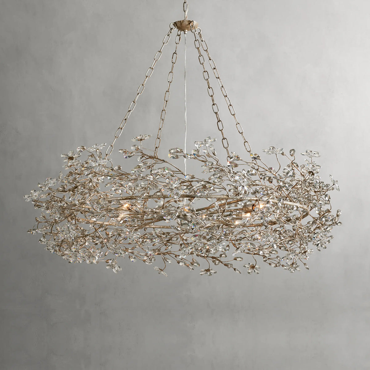 Fiore Crown Chandelier39" 48" 60"