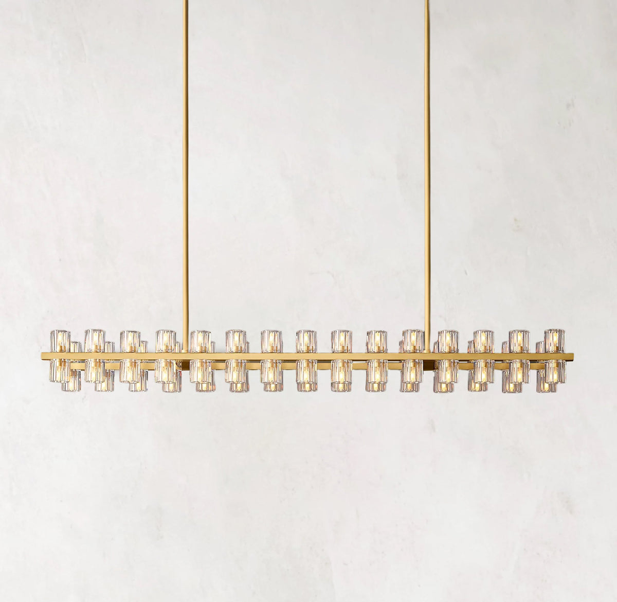 Arcachon LED Linear Crystal Chandelier 54"