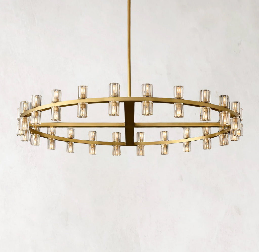 Arcachon LED Round Crystal Chandelier 48"