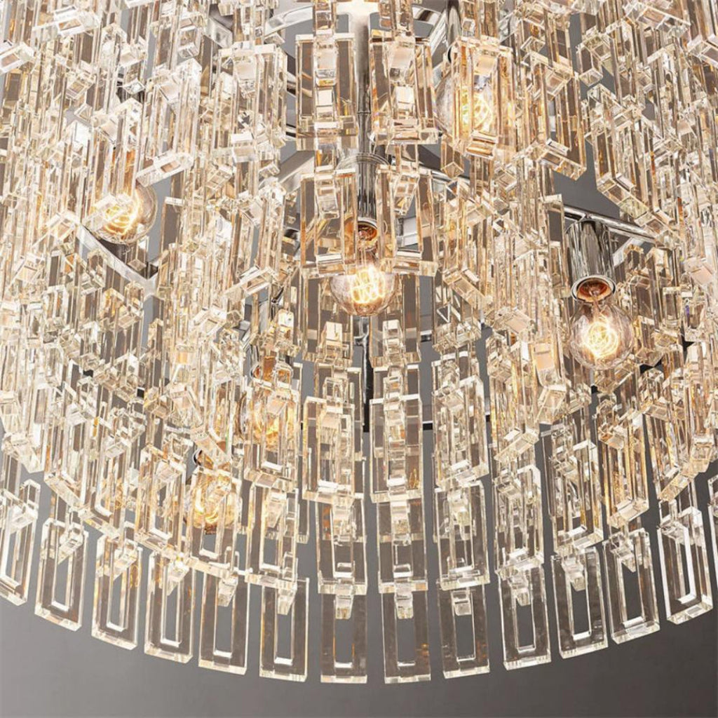 Marignan Round K9 Crystal Chandelier 36"