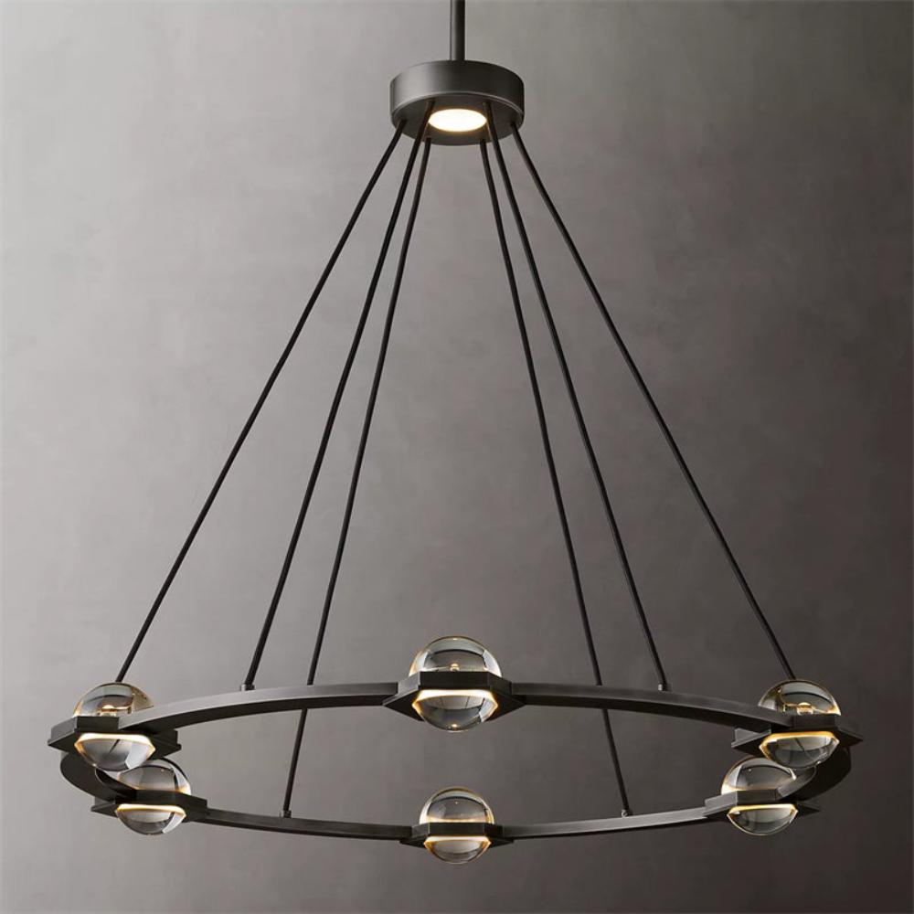 Éclatant Planet Round Chandelier