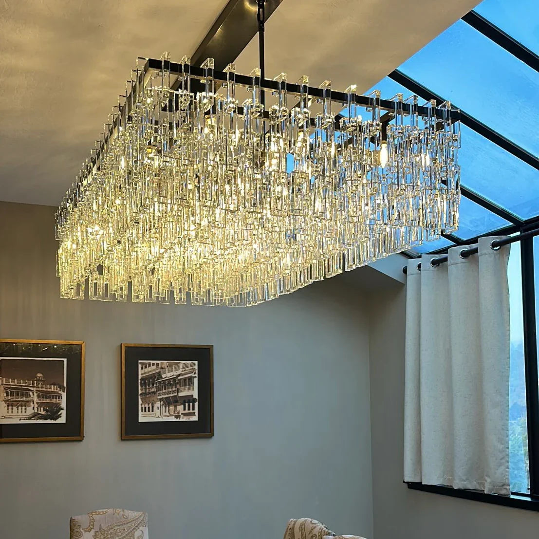 Marignan Rectangular Chandelier 60"/84"