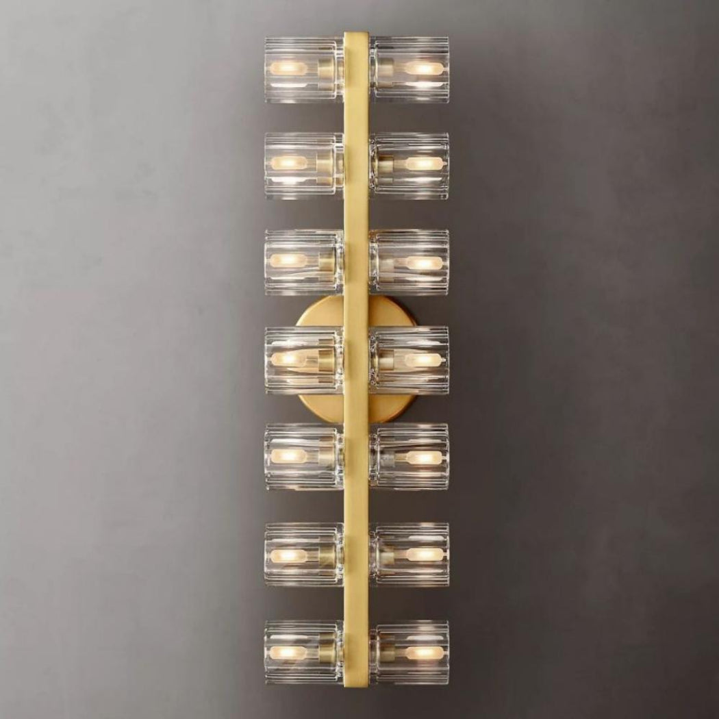 Arcachon 14-Light K9 Crystal Wall Sconce