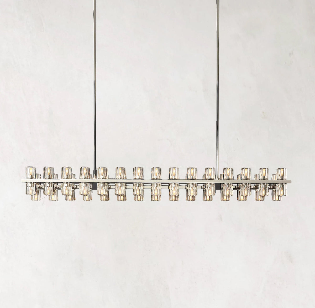 Arcachon LED Linear Crystal Chandelier 54"