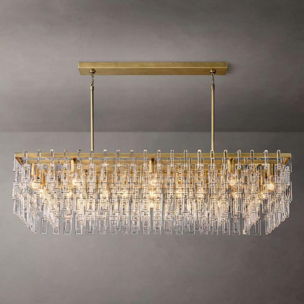 Marignan Rectangular Chandelier 60"/84"